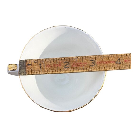 Duchess Fine Bone China Floral Teacup & Saucer Set Gold Trim Made In England Vtg - Picture 14 of 14